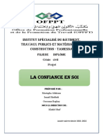 Projet de La Confiane en Soi PDF