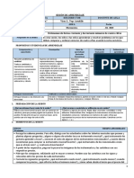 SESION Matematica 5° Segunda Semana