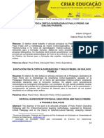 Canarim, 6 - EDUCAÇÃO FÍSICA CRÍTICO-SUPERADORA E PAULO FREIRE1