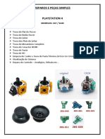 Reparos e Peças Simples PS4