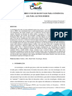 Reflexões Sobre o Uso Do Hand Talk para o Ensino Da Asl para Alunos Surdos