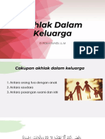 Penanaman Nilai Akhlak Dalam Keluarga