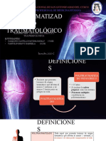 TEMA 4. Poliraumatizado Traumatológico, Ratamiento Inicial, Traslado y Triaje