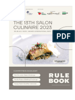 FHI 2023 13th Indonesian Salon Culinaire Jakarta Rule Book