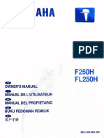 YAMAHA F250h Owner's Manual 6FJ-28199-K5