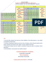 JSSATEB - Calendar - of - Events - 2023 - 24 - Even - Semester - IV Sem