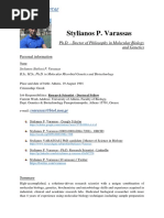 Curriculum Vitae - Stylianos P. Varassas