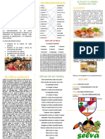 TRIPTICO de Comidas Regionales