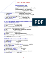 Verb Form E6 (Unit 1-6)