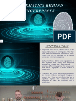 Mathematics Behind Fingerprint Final