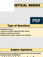 Alphabetical Series
