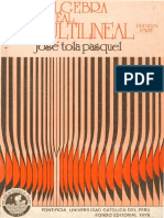 Algebra Lineal y Multilineal - Primera Parte