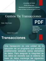 Gestion de Transacciones