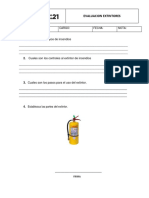 EVALUACION Manejo de Extintores