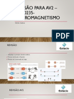 Revisão para Av2 - Ara0235 - Eletromagnetismo 29MAIO2023-1