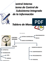 12 Control Interno Tablero de Mando - Sist Informacion y Gestion