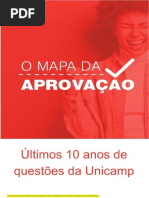 Mapa Da Aprovação Gramática Unicamp