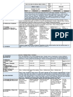 School Grade Level Teacher Learning Area Teaching Dates and Time Quarter