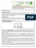 Atividade 4 Tema Analise Da Ideia de Acaso em Situacoes Do Cotidiano Espaco Amostral e Eventos Aleatorios 3o Ano