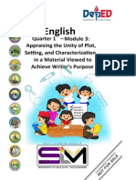 English10 q1 Mod3of7 Appraisingtheunityofplotsettingandcharacterizationinamaterialviewed v2