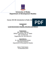 Local Government Purpose Structure and R