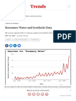 Rosemary Water and Synthetic Data - Trends by The Hustle