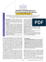 Boubekri Et Al - 2014 - Impact of Windows and Daylight Exposure On Overall Health and Sleep Quality of