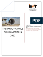 MPE 103 - Thermodynamics First Year