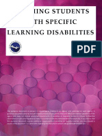 SLD Math Teaching Students With Specific Learning Disabilities Tech. Assistance Guidance Document RVSD 4.2022 1