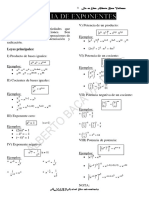 Teoria de Exponentes - 2do Sec - Prof Alberto Baca Vallenas