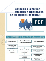 Introducción A La Gestión de La Formación y Capacitación en Los Espacios de Trabajo