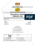 LASB Feb23 HSE Monthly Report