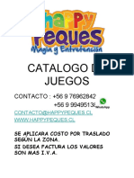 Catalogo de Juegos 2022