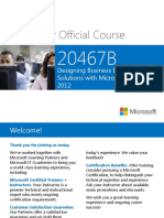 Microsoft Official Course: Designing Business Intelligence Solutions With Microsoft SQL Server 2012