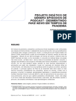 Aritgo 1 - Projeto Didático de Gênero Episódios de Podcast - Desmentindo Fake News em Tempos de Pandemia