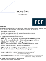 Palavras - Chaves - II Adverbios