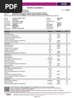 Histórico Acadêmico: Esther Evelyn Ribeiro Da Silva 22008947 Centro Universitário de Brasília