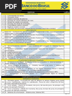 Cronograma de Estudos - Banco Do Brasil