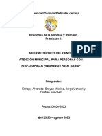 Informe Tecnico Economia de La Empresa y Mercado