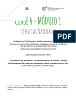 Cs. Naturales - Mód. 1 - Clase 4