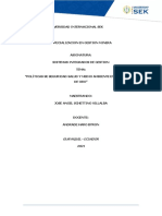 Tarea 1 Politica de Seguridad Salud y Medio Ambiente