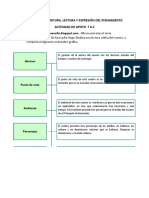 Módulo Vi: Escritura, Lectura Y Expresión Del Pensamiento Actividad de Apoyo T 6.2