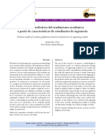 Modelos Predictivos Del Rendimiento Académico A Partir de Características de Estudiantes de Ingeniería