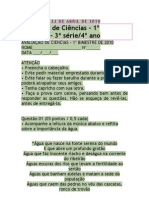 Ciencias Atividades