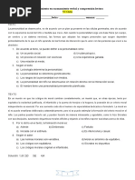 Plan de REFUERZO en Comprensión Lectora y Razonamiento Verbal VI CICLO