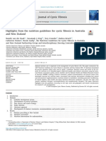 2020 Highlights From The Nutrition Guidelines For Cystic Fibrosis in Australia and New Zealand