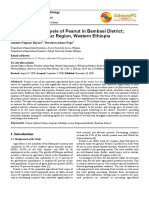 Market Chain Analysis of Peanut in Bambasi District Benishangul Gumuz Region, Western Ethiopia