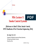 Lecture 5 Smoke Control Systems