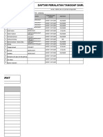 F-HSE-02 Daftar Peralatan Tanggap Darurat