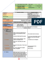 Lesson Plan in Major 9